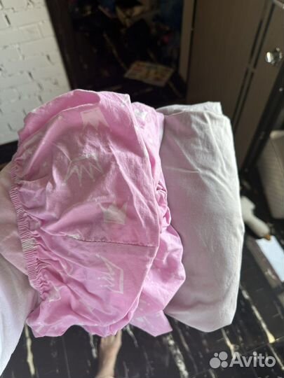 2 простыни 120 60 perina