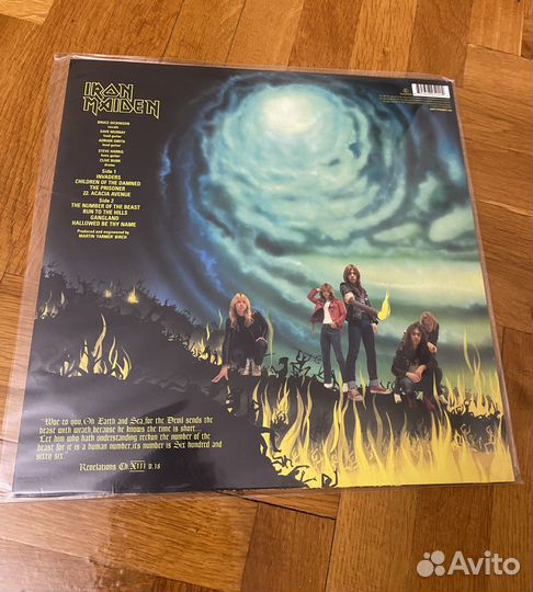 Iron maiden LP Винил parlophone