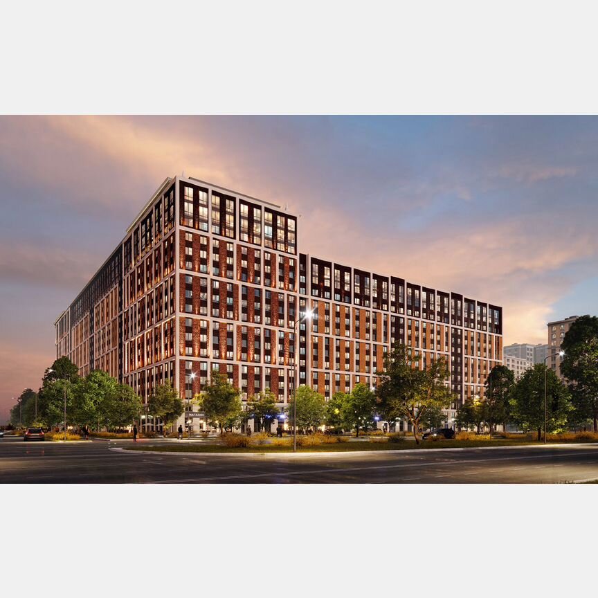 1-к. апартаменты, 41,1 м², 11/17 эт.