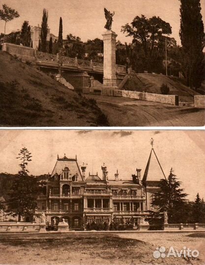 Открытки 1925 года. Крым Гурзуф