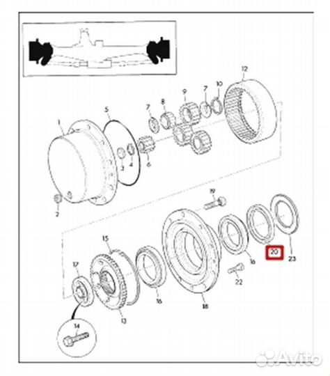 Сальник ступицы ITL