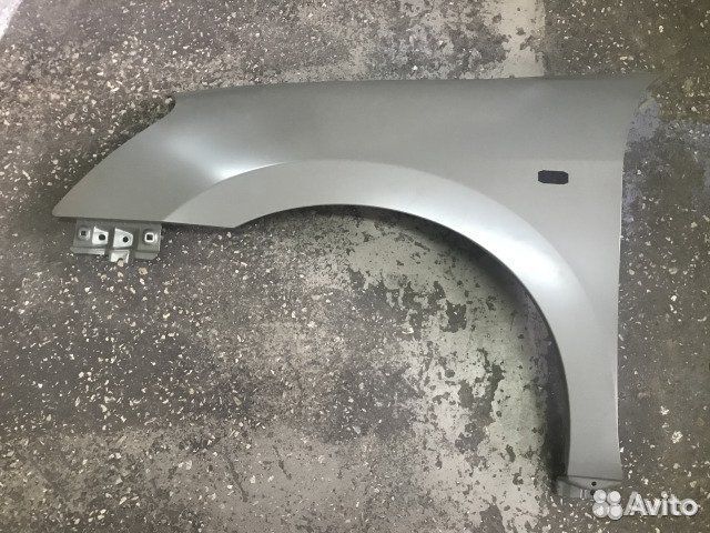 Крыло левое Nissan Almera G15 2012-18 серебристый