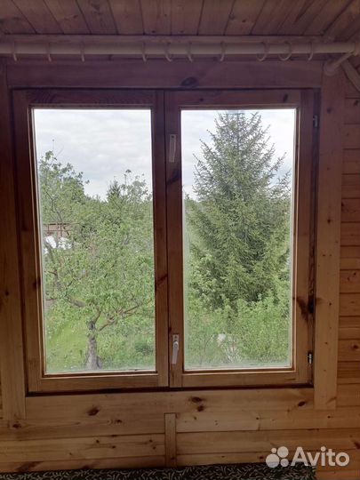 Деревянные окна для дачи