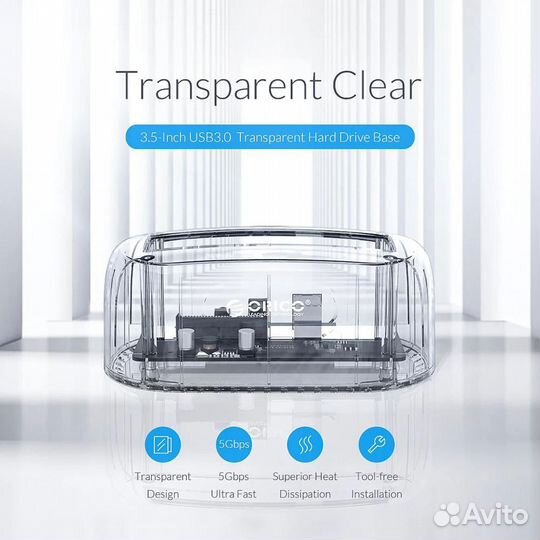 Док-станция Orico USB3 + HDD Toshiba 4Tb