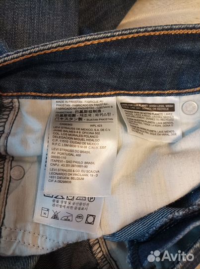 Джинсы Levis 711 skinny 28/32