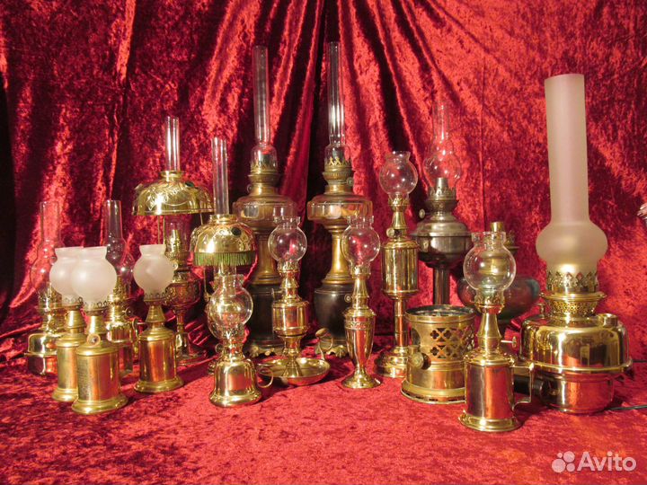 Стекла на лампы керосиновые. Старинные керос.лампы