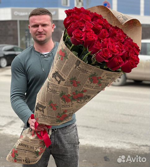 Длинные розы 100см доставка 101роза с доставкой