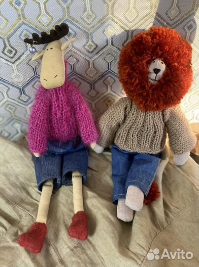 Игрушка ручной работы из льна