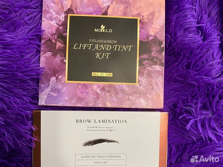 Наборы для ламинирования бровей и ресниц дома