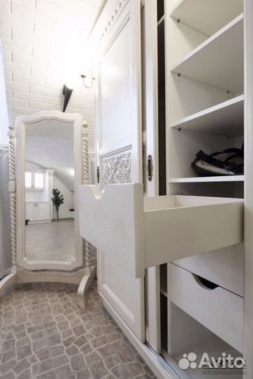 Гардеробные системы на заказ, Бук, цвет 