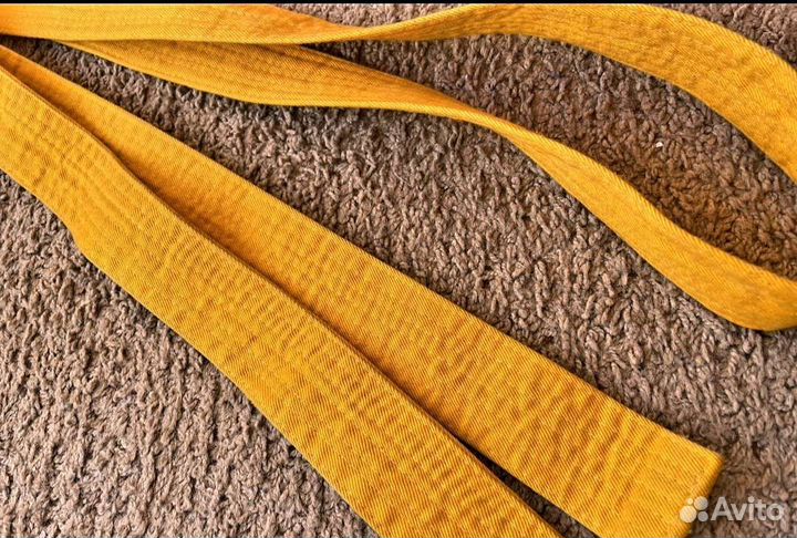 Жёлтый пояс для каратэ