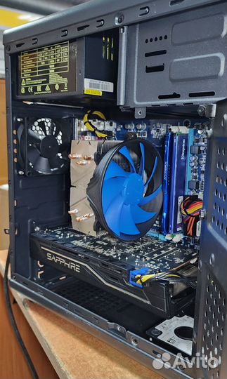 Игровой пк Intel i7-4-8 Ядер/16Gb-озу/RX-470-8Gb