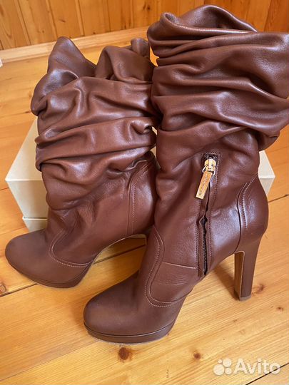 Сапоги женские натуральная кожа 38