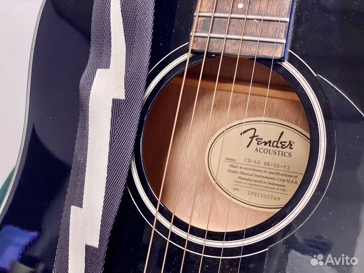 Акустическая гитара Fender cd-60 dread v3 ds