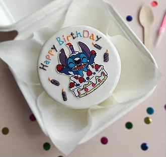 Бенто торт с днём рождения Стич
