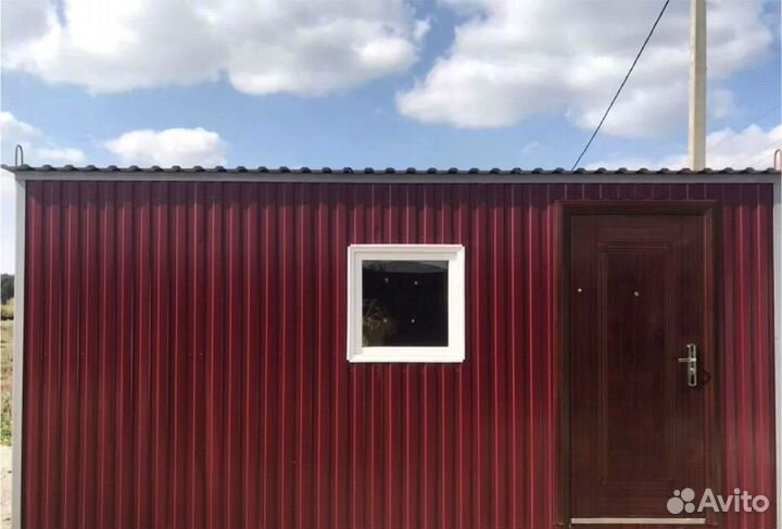 Бытовка металлическая новая строительная