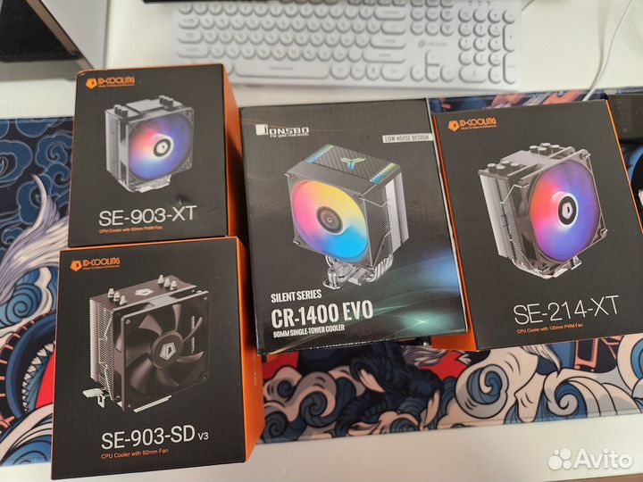 Новый башенный кулер для процессора 180W