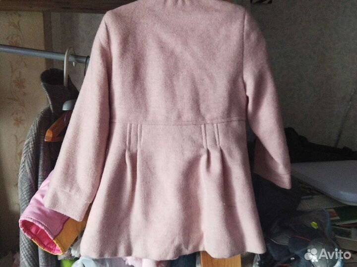 Пальто для девочки 86 92