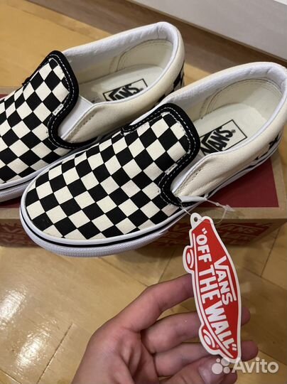 Слипоны vans детские 31р