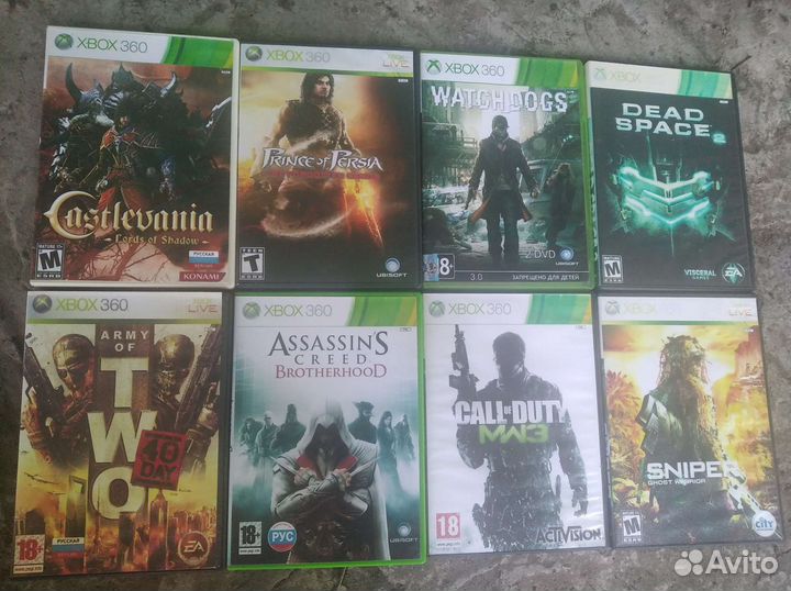 Игры на xbox 360 (диски)