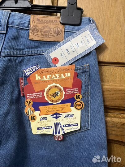 Karavan джинсы новые W32