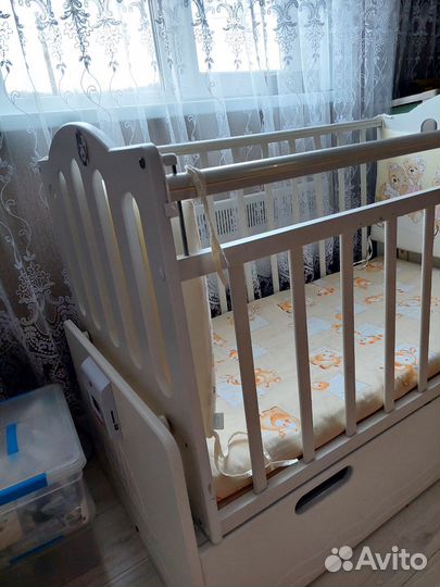 Детская кровать для новорожденных бу