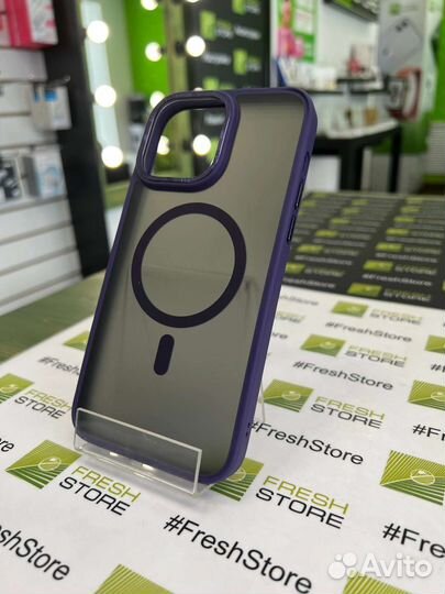 Чехол MagSafe Purple для iPhone 14 Pro