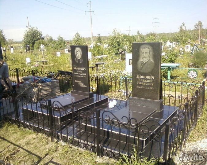 Венки, цветы. Изготовление памятников, оградок