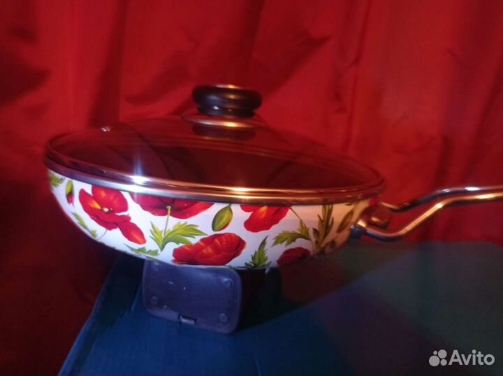 Кастрюли, сотейник, сковорода со стеклокерамическо