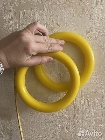 Кольца спортивные и веревочная лестница