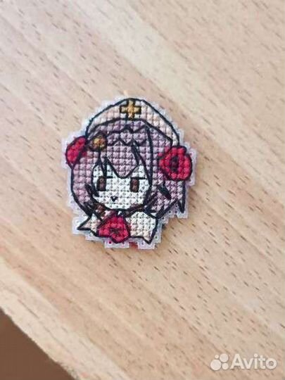 Брелок / значок Genshin Impact Сяо, Ризли, Фурина