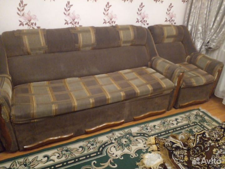 Диван и 2 кресла бу