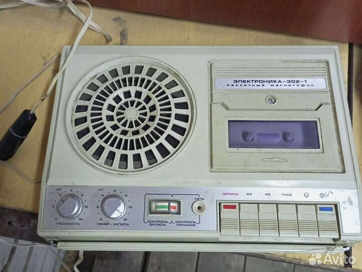 Кассетный магнитофон электроника 302