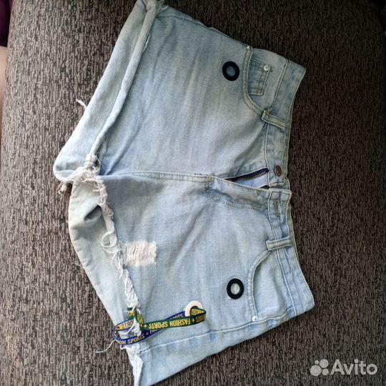 Шорты летние женские джинсовые