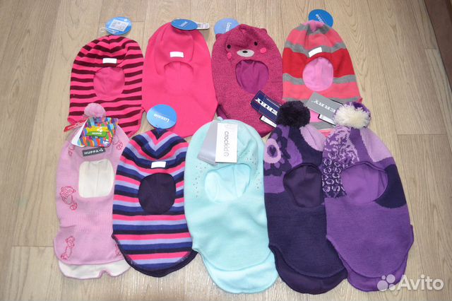 Новые шапки шлемы для девочки lassie,huppa,kerry