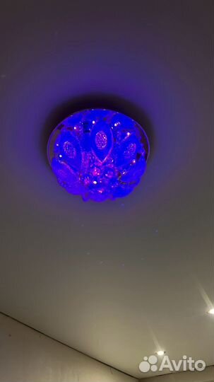 Люстра хрустальная на пульте