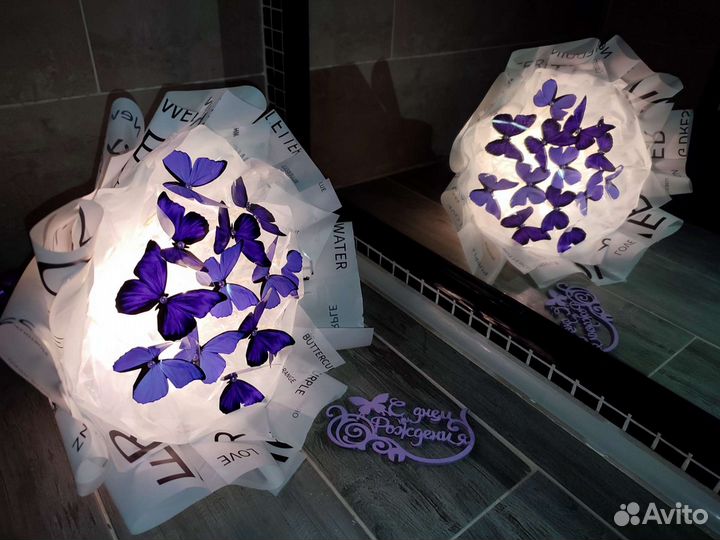 Букет из бабочек