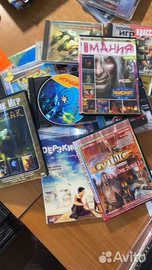 Старые диски игры