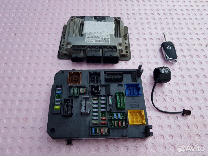 Стартовый комплект эбу Citroen C4 B7 1.6