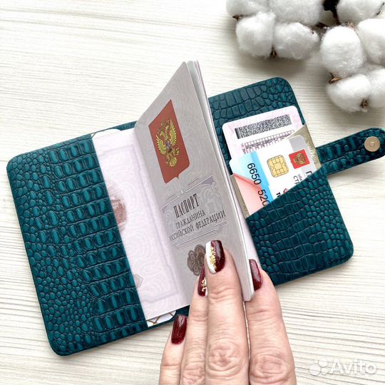 Новая обложка на паспорт ручная работа