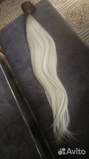 Волосы для наращивания 70 см блонд