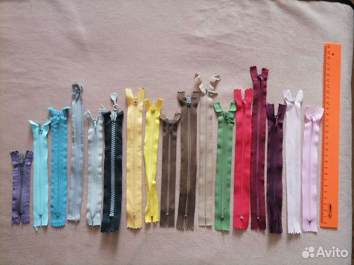Застёжка молния, несколько штук