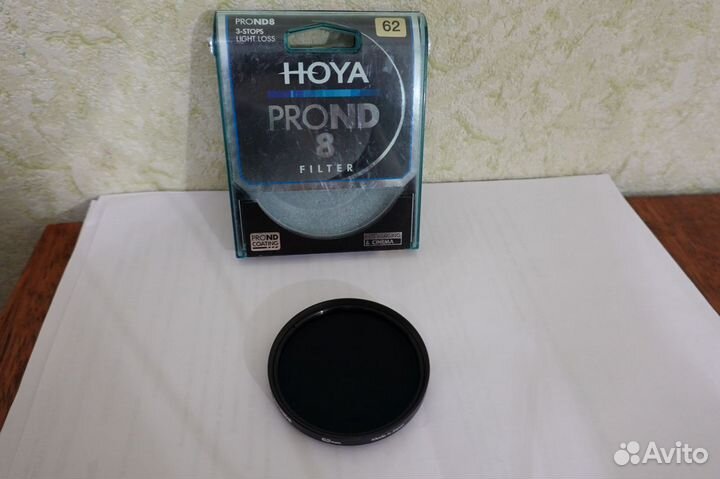 Фильтр hoya PRO ND8 62mm