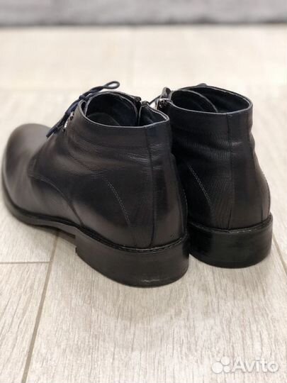 Ботинки кожаные