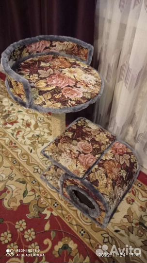 Домик для кошки с когтеточкой