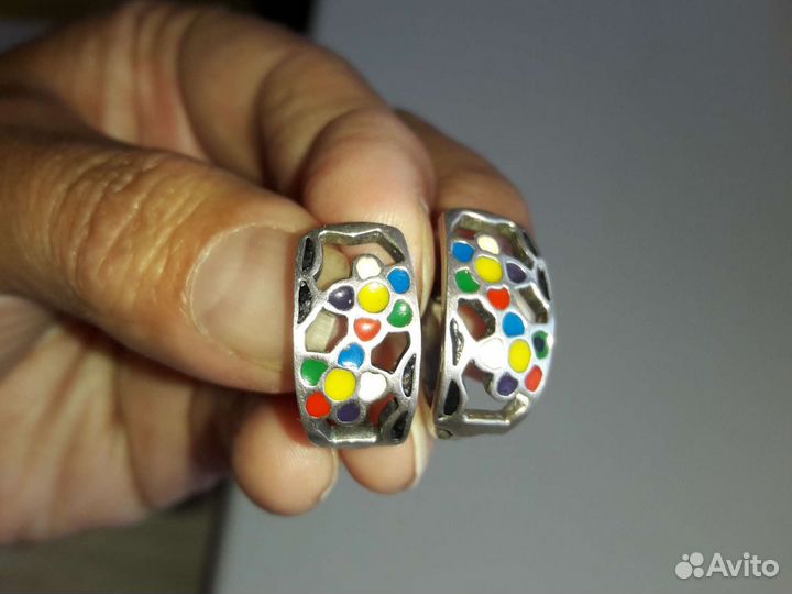 Серьги серебряные 925 проба