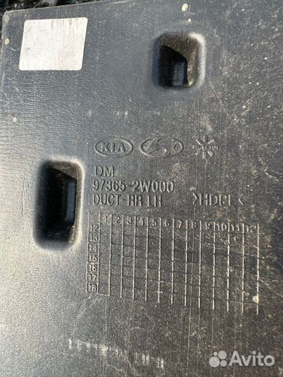 Воздуховод салона Hyundai Santa Fe 3 DM 2.2 D4HB