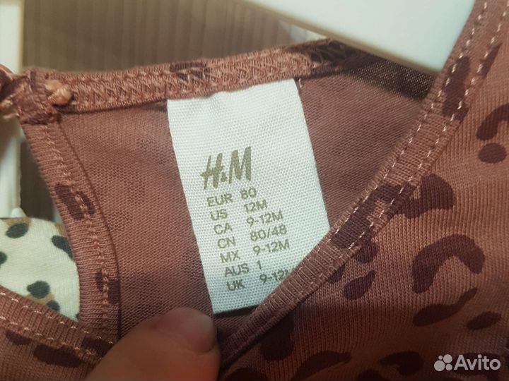 Платье для девочки hm 80