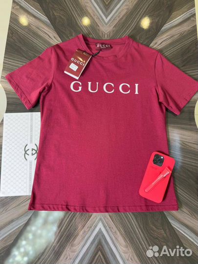 Футболка gucci женская 3 цвета