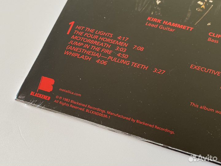 Metallica - Kill 'Em All, Remastered, US Release